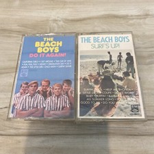 THE BEACH BOYS 2 Cassette Lot DO IT AGAIN  SURF  S UP VG