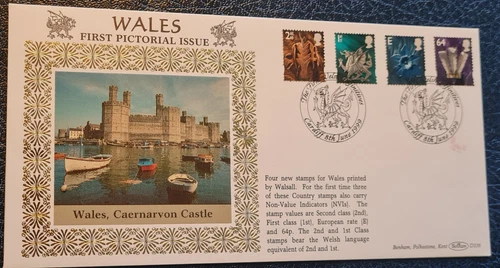 GB - 1999 - 64p E 1st 2nd "Welsh Definitives"  Benham Ltd Ed D336 FDC Cardiff