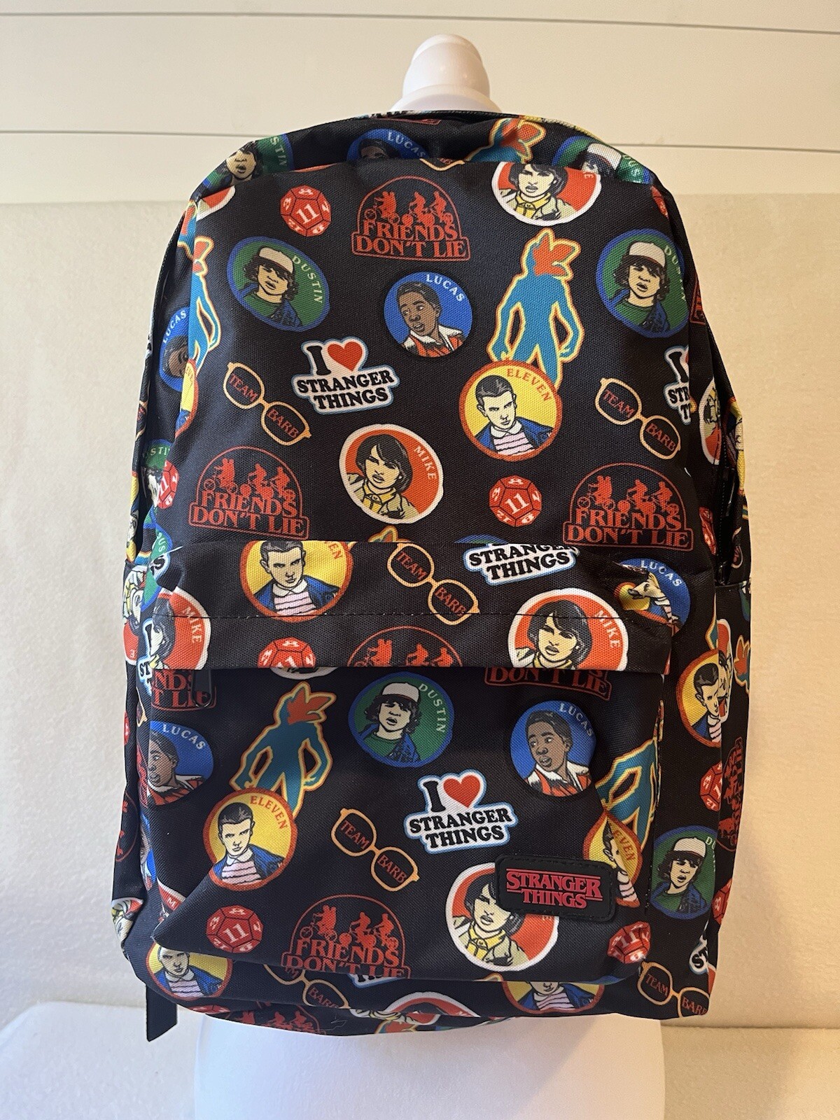 STRANGER THINGS BACKPACK LOUNGEFLY SCHOOL COMPUTE… - image 1