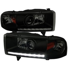 For 94-01 Dodge Ram 1500 2500 3500 1pc Projector Headlight Smoked Housing Lamp For 94-01 Dodge Ram 1500 2500 3500 1pc Projector Headlight Smoked Housing Lamp