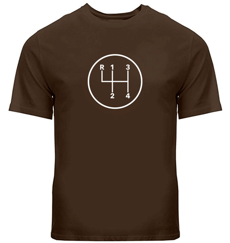 Manual Transmission Gears Shift Pattern 4 Speed Stick Shirts Mens Tee T-Shirt - Picture 5 of 34