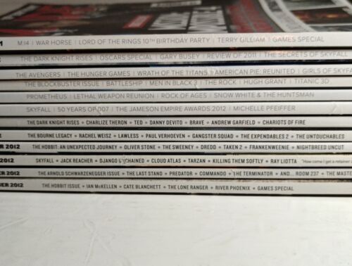 EMPIRE Magazine December 2011 To Dec 2012 Issues 270-282 Missing February Bundle - Picture 3 of 22