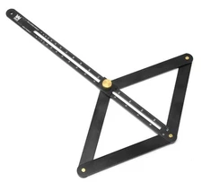 WEN ME360P Aluminum Miter Saw Bevel Gauge & Corner Angle Finder for Woodworking