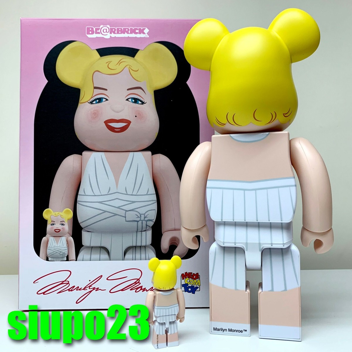 MEDICOM TOY - Marilyn Monroe BE@RBRICK 100％ & 400% Medicom 400% + 100% Bearbrck ~ Monroe Be@r brick | eBay
