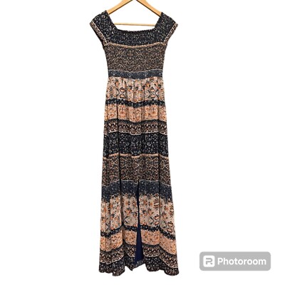 Tularosa x Revolve Women Floral Maxi Dress Size S Lined Smocked Cottagecore  Boho | eBay