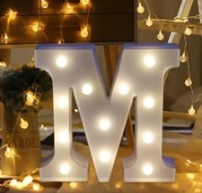 Alphabet LED Letter Lights Light Up Plastic English Letters Standing Hanging