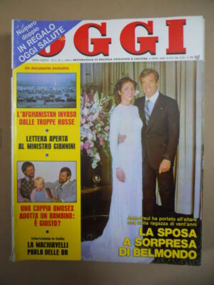 OGGI n�3 1980 Jean Paul Belmondo Elsa Martinelli Silvio Bertoldi  [G856]