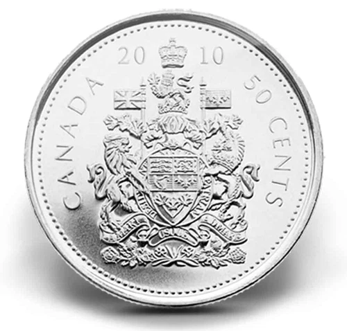 Photo of a 2010 Canada 50 Cents from an eBay listing that sold on Jun 28, 2026