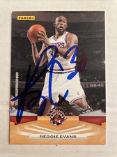 2009 Panini Reggie Evans Autographed Card Toronto Raptors #48 CB1630