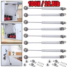 100N/22.5Lb Gas Strut Lift Support Cabinet Door Lift Pneumatic Hinge Strut LOT