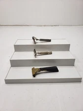 Mixed Lot of 3 Vintage Razor Shavers Eversharp Hydro Magic Gem Cosmo Silver Gold