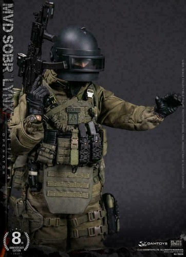 DAMTOYS 78059 1/6 Russian SPETSNAZ MVD-SOBR Bobcat Special Force Soldier Figure - Picture 4 of 6