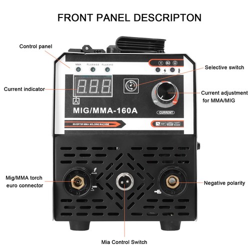 2 in 1 Welding Machine DC Inverter Welding Machine Automatic Wire Feed Welding - Picture 3 of 11