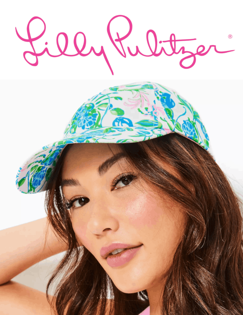 (取寄) リリー ピュリッツァー レディース ロゴ ラン アラウンド ハット Lilly Pulitzer women Logo Run Around Hat Resort White NWT LILLY PULITZER Women's Run Around Hat Resort White Print | eBay