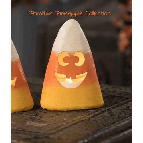 Bethany Lowe 2023 Halloween Silly Candy Corn Small Luminary TF2256 - Picture 1 of 3