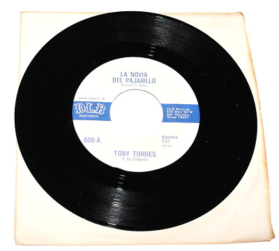Toby Torres Y Su Conjunto DLB Records 45 Record Jukebox