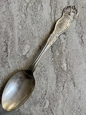 VINTAGE Michigan State Collectible Spoon 6”, WM Rogers Mfg Co IS Silver Plate