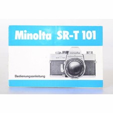Minolta SR-T 101 User Manual / Instructions / Guide / GERMAN