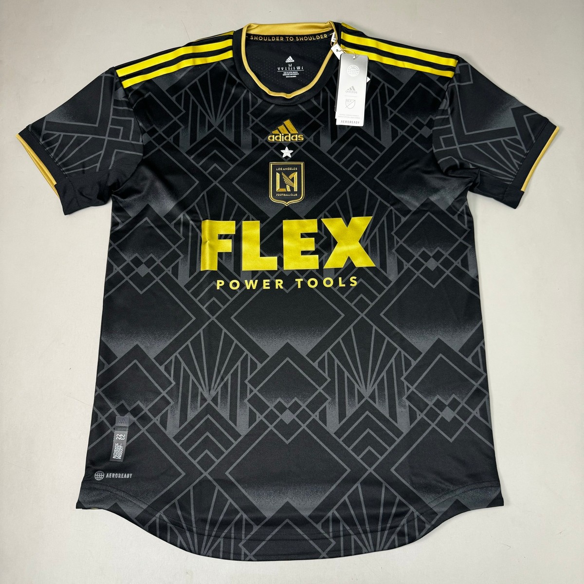 AEROREADY Los Angeles Football Club Jersey Sz-M Black/Gold IP2460