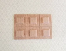 Dollhouse Wainscot Wall Panel Wood Paneling Raised Panels 1:12 Scale 71071