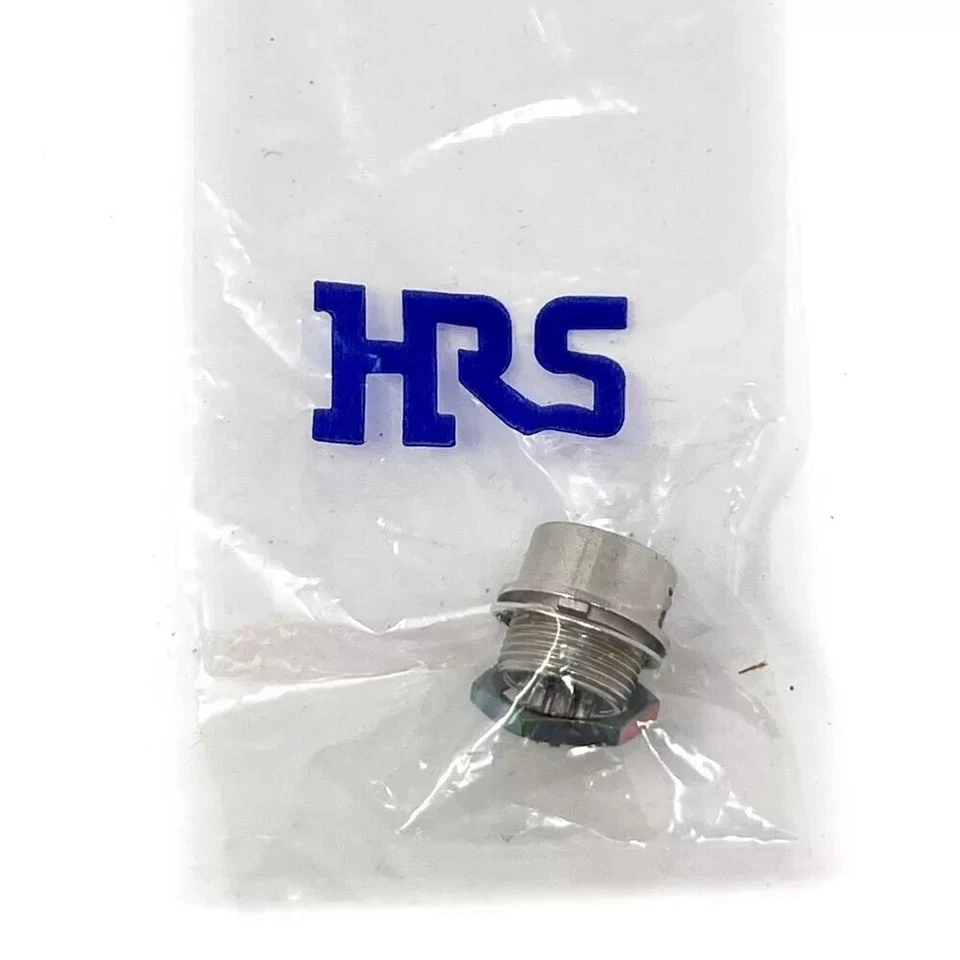 Hirose HR10A-10R-12S Circular Connector Panel Mount Receptacle 12 Position - Image 2 of 4