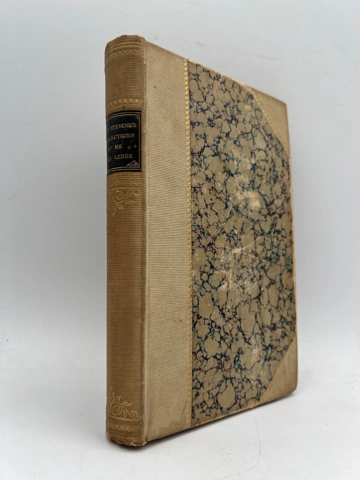 Recollections of Mr James Lenox of New York His Library 1886 HC Henry Stevens Foto 2 de 4