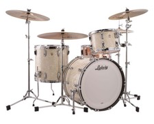 Ludwig Classic Maple Fab 3-pc Shell Pack w/22" Kick - Vintage White Marine