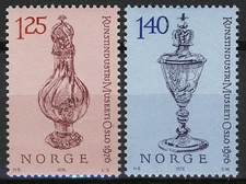 1657  Norway 1976, NK 770-71, MNH,  Art industry, SC #673-74, MI 722-23.