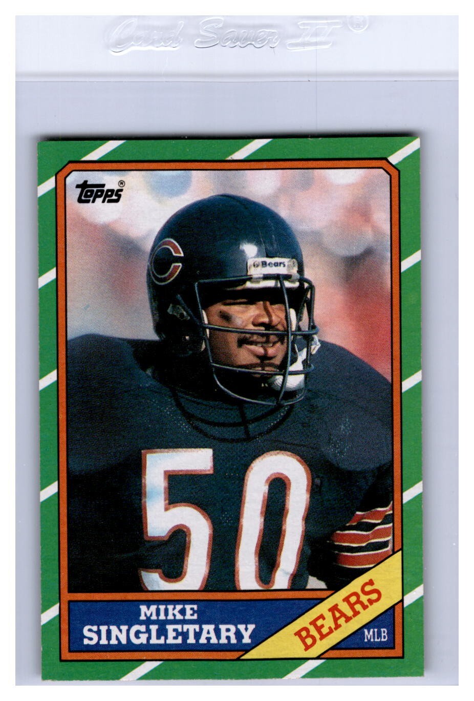 1986 Topps #24 Mike Singletary NR-MINT - Chicago Bears
