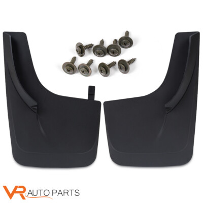 #ad #ad Splash Guards with Hardware Front PP Black Fit For Universal Vehicle $21.90