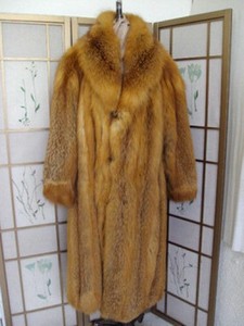 red fox fur jacket