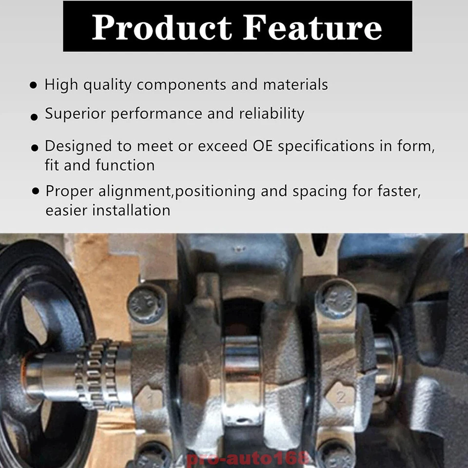 2.0L Engine Crankshaft Rods & Bearing Set For HYUNDAI TUCSON/KIA SOUL 2014-2019 - Image 2 of 4