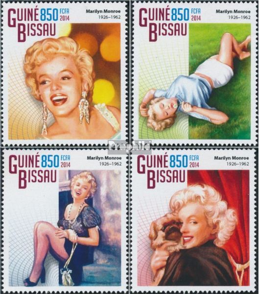 Stamps Guinea-Bissau 2014 Mi 7528-7531 (complete. issue) MNH 2014