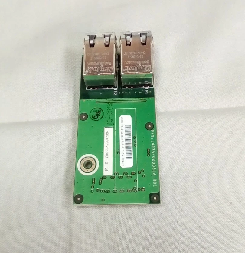 Kalex ES3526-FLF-18 Dual Ethernet Port Board- 142352620051A Kalex ES3526-FLF-18 Dual Ethernet Port Board- 142352620051A