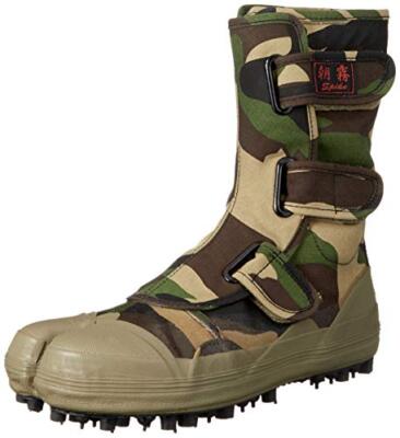 Japanische CAMO SPLIT TOE SPIKE Tabi Schuhe Stiefel ASAGIRI I-881 Größe US10 ...