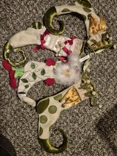 Lot Of 4 DEPTARTMENT DEPT 56 PATIENCE BREWSTER MINI CHRISTMAS STOCKINGS 