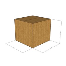 75 9x9x8 Kraft Brown Corrugated Shipping Boxes 32 ECT Single-Wall New