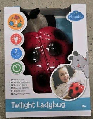 Cloud b Twilight Ladybug Night Light Stars Projector Sleeping Aid Kids. New