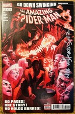AMAZING SPIDERMAN 800 NM ALEX ROSS COVER SIGNED BY WADE VON GRAWBADGER LTD 115
