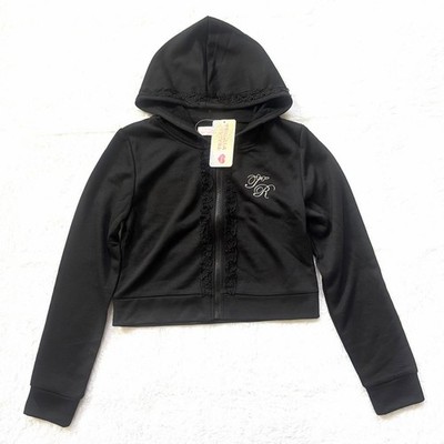 NEW Tralala Liz Lisa Zip Up Hoodie Black Lace Jirai Kei Ryosan
