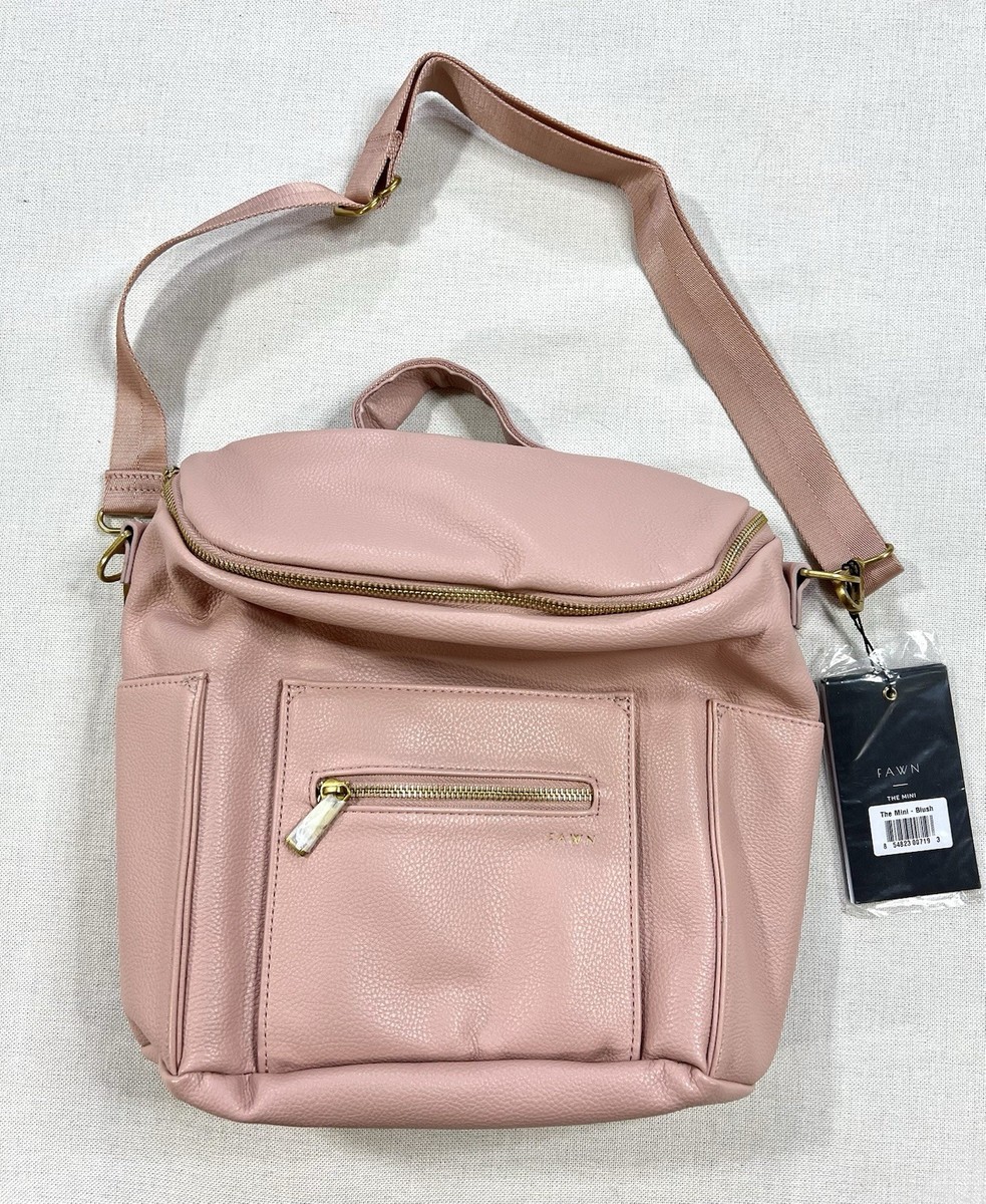 Faux Leather Diaper Fawn Design Baby Bag Fawn Design The Mini