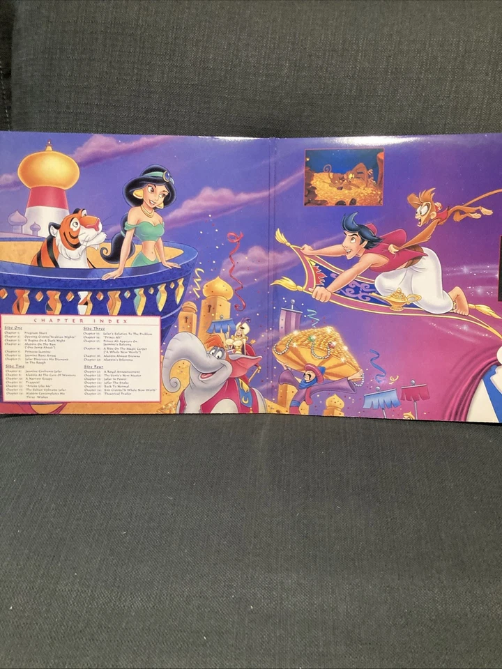 Walt Disney's Aladdin (Laserdisc, 2 Discs, CAV Letterbox Edition) - Image 2 of 4