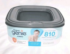 Diaper Genie Jumbo Square Refill 810 Count Odor Locking Technology NEW