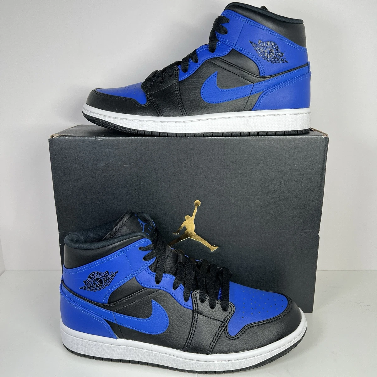 Jordan 1 Mid Black Royal Blue for sale | eBay display picture 2