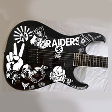 Guitar stickers Raiders vinyl decal ESP Full Set 19