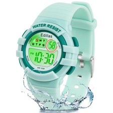 Kids Digital Watch with 7 Color LED Light, Kids Toys Wristwatch, Children's J...