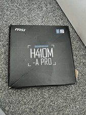 MSI H410M-A PRO H410 Motherboard LGA 1200 Micro ATX DDR4