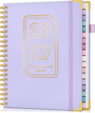 Academic Planner 2026-2027, 18 Months Weekly and Monthly Hardcover Planner, July