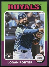 2024 Topps Heritage High Number - Logan Porter #625 (RC) - Royals