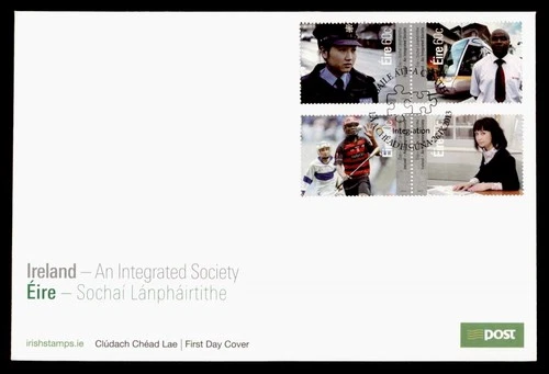 DR WHO 2013 IRELAND FDC INTEGRATED SOCIETY COMBO M77282